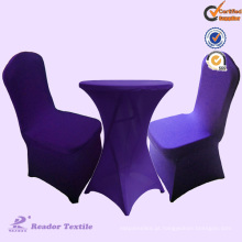 Capa de mesa de mesa de mesa de cocktail de spandex barata redonda barata e capas de cadeira
